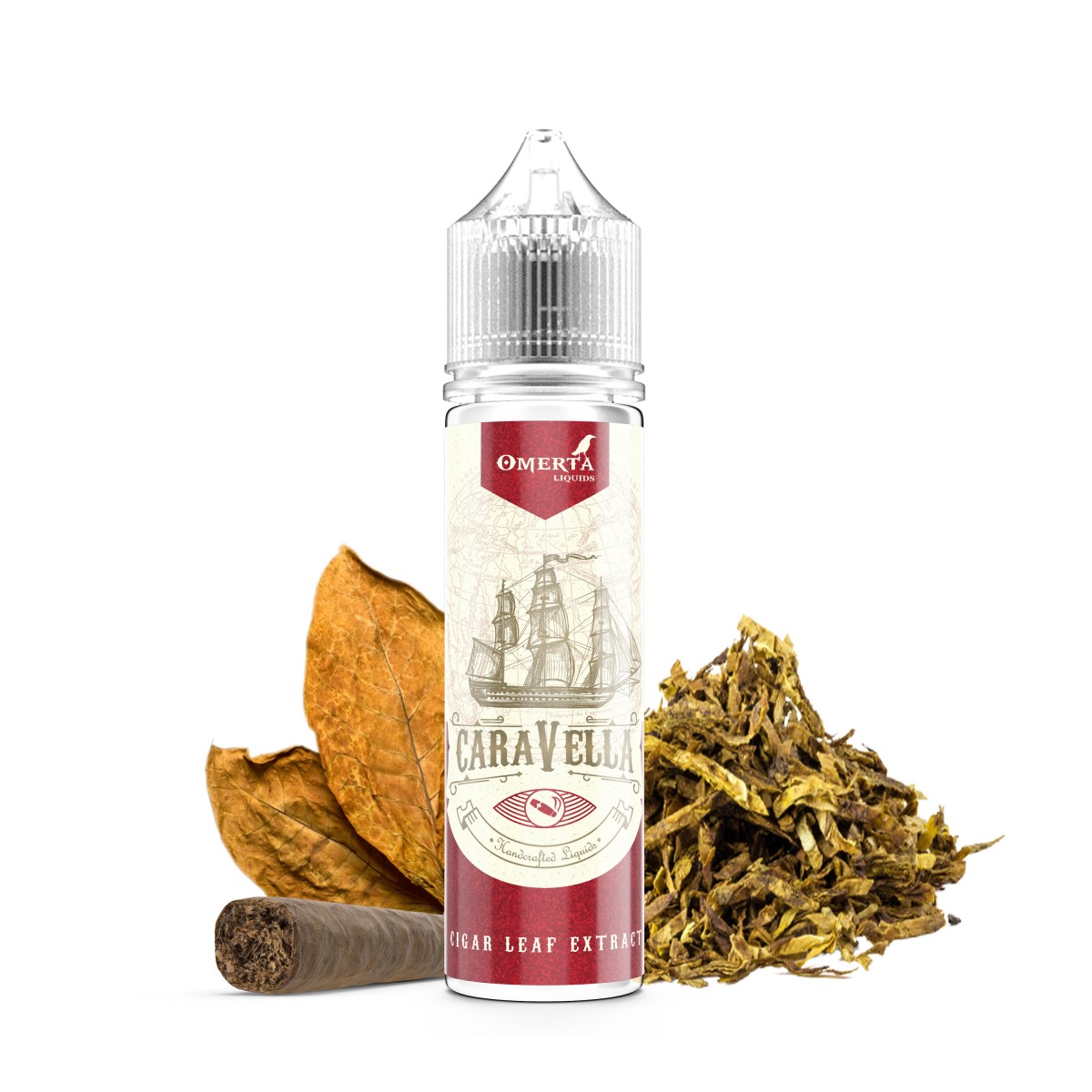 Caravella Cigar Leaf Extract Flavorshot 15ml/60ml